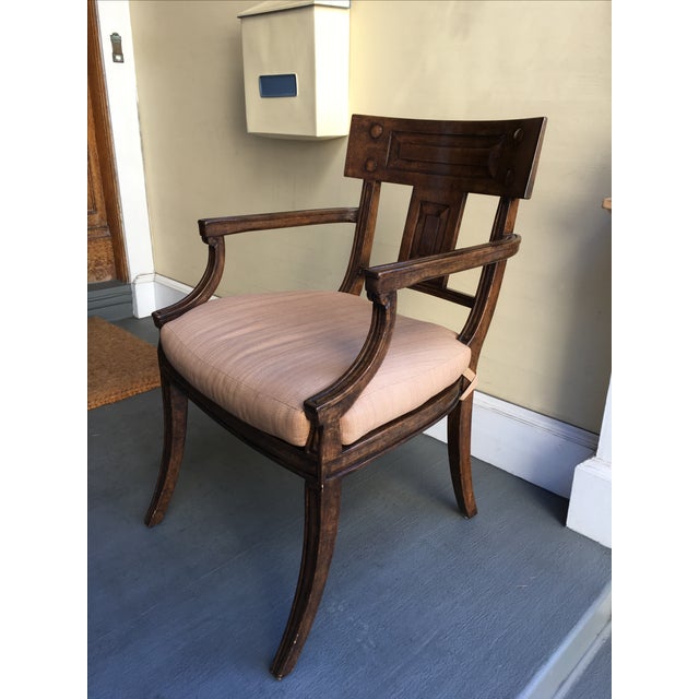 Michael Taylor Dining Arm Chairs Set of 8 Chairish