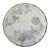 Vintage Pastel Flower Round Glass Serving Platter For Sale