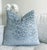 Add a soft statement to your space with our sky blue velvet leopard pillow. This design pairs a subtle animal-inspired...