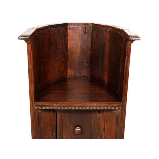 Wood Italian Renaissance Style Walnut Monks Chair For Sale - Image 7 of 7