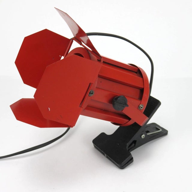 1980s Vintage Typ K703 Red Clamp Lamp from Ikea, 1980s For Sale - Image 5 of 11