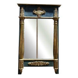 Empire Style Mirror in Gilded Wood For Sale