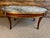 Vintage French Louis XVI Style Oval Coffee Table With Marble Top and Brass Gallery For Sale In Atlanta - Image 6 of 12