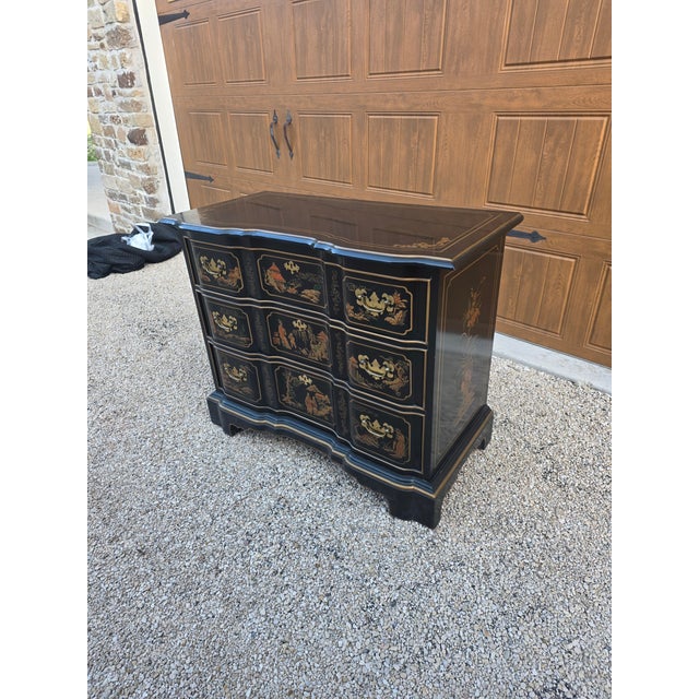 Chinoiserie Chinoiserie Chest of Drawers For Sale - Image 3 of 8
