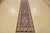 Farmhouse Kazak Runner 2’10” X 11’1” Blue Wool Tribal Hand-Knotted Oriental Rug For Sale - Image 3 of 13