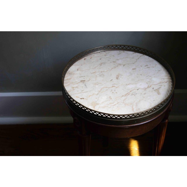 French 1920s French Marble Accent Table For Sale - Image 3 of 3