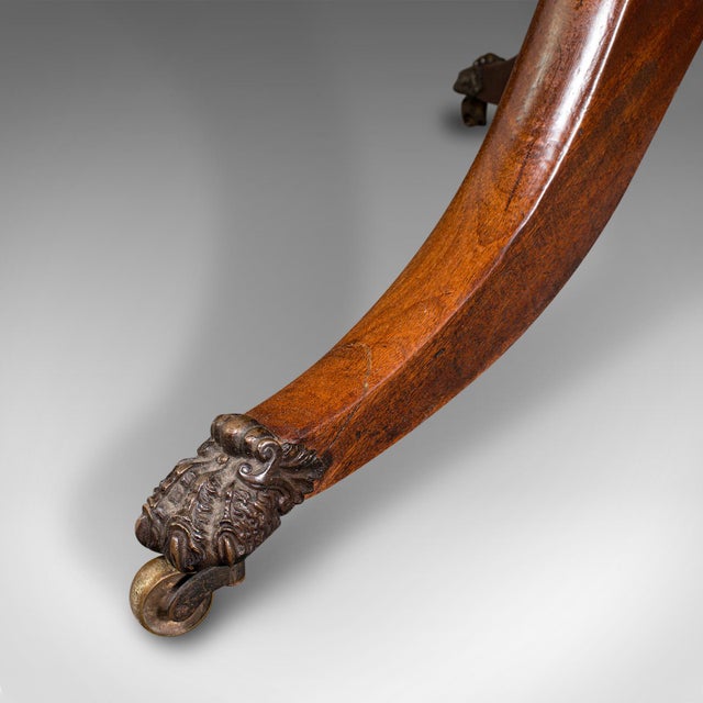 4 Seat Antique Supper Table, English, Tilt Top, Occasional, Breakfast, Regency For Sale - Image 10 of 10