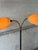 Metal Floor Lamp With Dual Textured Shades Mid-Century Modern 1950s For Sale - Image 4 of 10