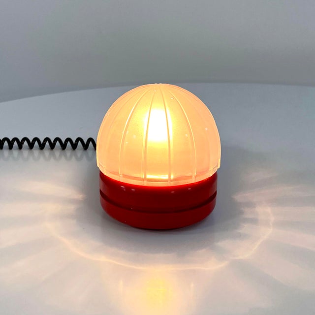 Red Farstar Table Lamp by Adalberto Dal Lago for Francesconi, 1970s For Sale - Image 6 of 9