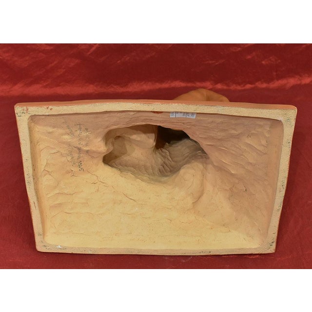 Amedeo Gennarelli, Art Deco Nude of Young Woman, 20th Century, Terracotta For Sale - Image 9 of 10