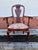 American Late 20th Century Pair of Vintage Flame Mahogany Dining Open ArmChairs For Sale - Image 3 of 11
