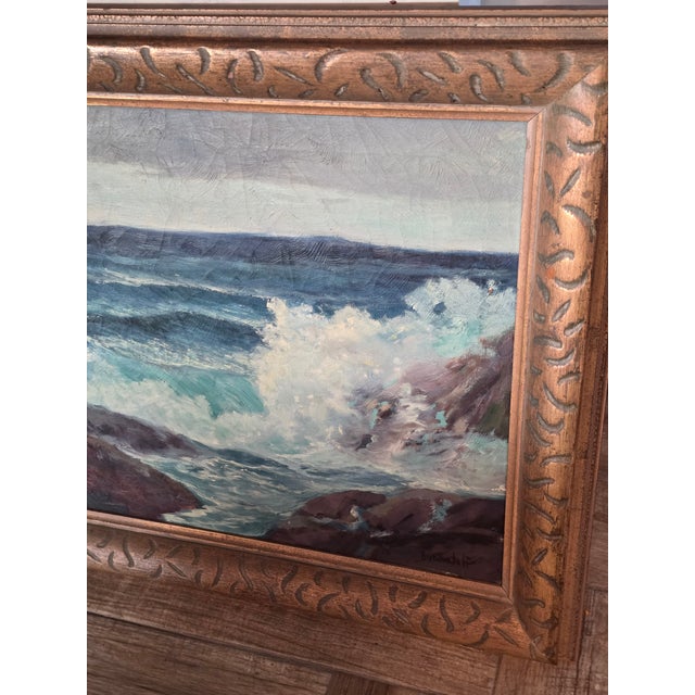 George Sanders Bickerstaff California Seascape For Sale - Image 14 of 16
