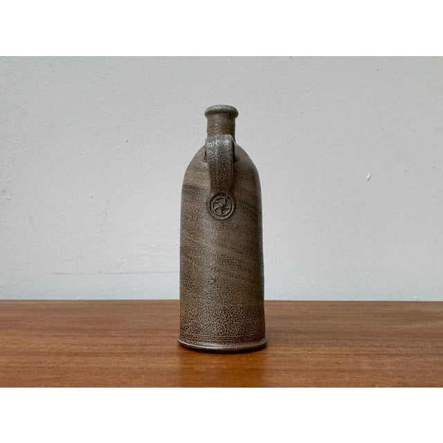 Mid-Century Minimalist Studio Pottery Carafe Vase, 1960s For Sale - Image 6 of 15