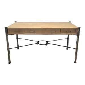 Vintage Jay Spectre for Century Mid Century Modern 3 Drawer Blond Desk