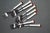 White 1970s Boho Chic Denby Regency White Jewel Flatware - Salad Forks For Sale - Image 8 of 11