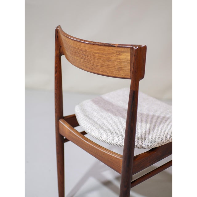 Model 39 Dining Chairs in Rosewood attributed to Henry Rosengren Hansen for Brande Møbelindustri, Denmark, 1960s, Set of 6 For Sale - Image 18 of 18