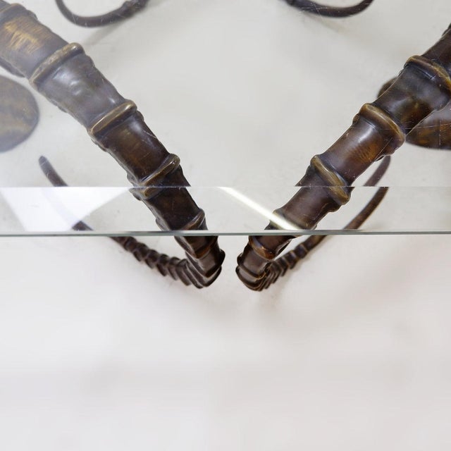 Ibex Coffee Table in the style of Alain Chervet, 1970s For Sale - Image 6 of 16