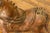 Mid 20th Century Small Vintage Indian Exterior Rust Colored and Carved Wooden Horse from Madras For Sale - Image 12 of 13