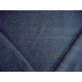 Kravet Lizzo Ascot Spruce Blue Textured Chenille Upholstery Fabric - 1-5/8 Yards For Sale