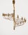 Gold Mid-Century Modern Brass Spiral Chandelier by Gino Sarfatti for Arteluce, Italy, 1970s For Sale - Image 8 of 13