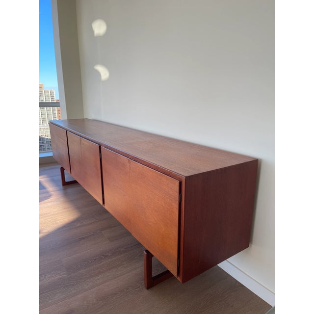 Mid-Century Modern Arne Hovmand Olsen for Mogens Kold Mk511 Teak Credenza, 1950 For Sale - Image 3 of 12