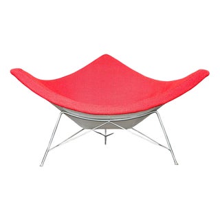 Early Vintage Model Coconut Chair in Fiberglass Shell by George Nelson for Herman Miller For Sale