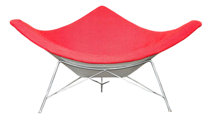 Early Vintage Model Coconut Chair in Fiberglass Shell by George Nelson for Herman Miller