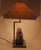 Amethyst Table Lamp in Brass with Silk Lampshade, 1970s For Sale - Image 18 of 18