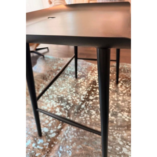 Modern Attributed Moooi Woood Desk or Side Table For Sale - Image 3 of 5