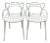 Philippe Starck & Eugeni Quitllet White Masters Chairs for Kartell - a Pair For Sale