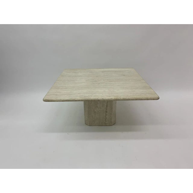 Mid-Century Travertine Coffee Table, 1970s For Sale - Image 9 of 9