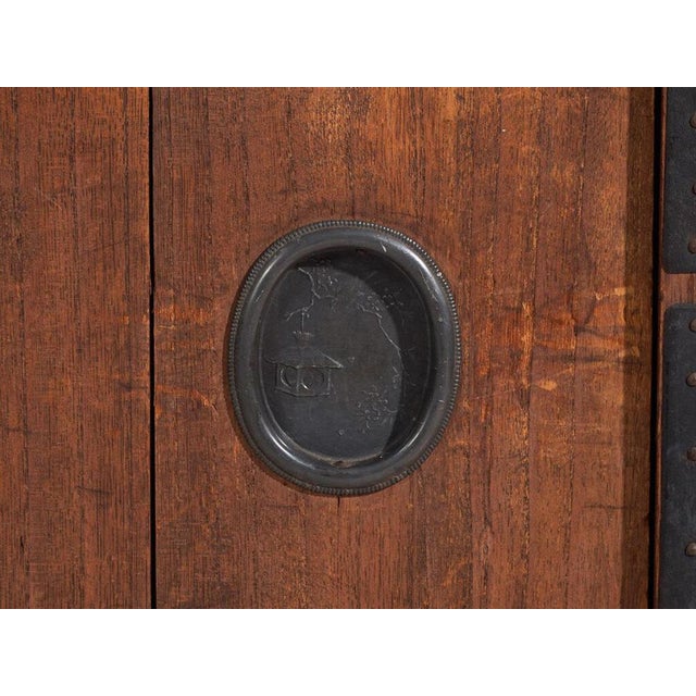Japanese Tansu Cabinet in Wood For Sale - Image 11 of 16