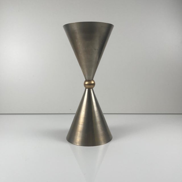 Vintage Bell and Hourglass-Shaped Candlestick, 1970s, Set of 2 For Sale - Image 11 of 14