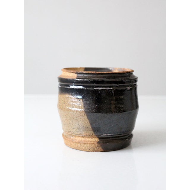 Late 20th Century Vintage Studio Pottery Vase For Sale - Image 5 of 10
