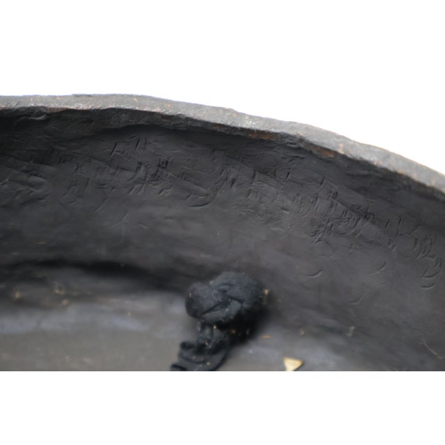 Antique 19th Century Balinese Gamelan Gong With Old Padangtegal Dealer Tag and Mallet — 10.5" For Sale - Image 10 of 18