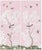 36" *72"/Panel, a Set of 2 Panels Pink Chinoiserie Printed Wallpaper Panels, No Frame,Tea Wallpaper For Sale