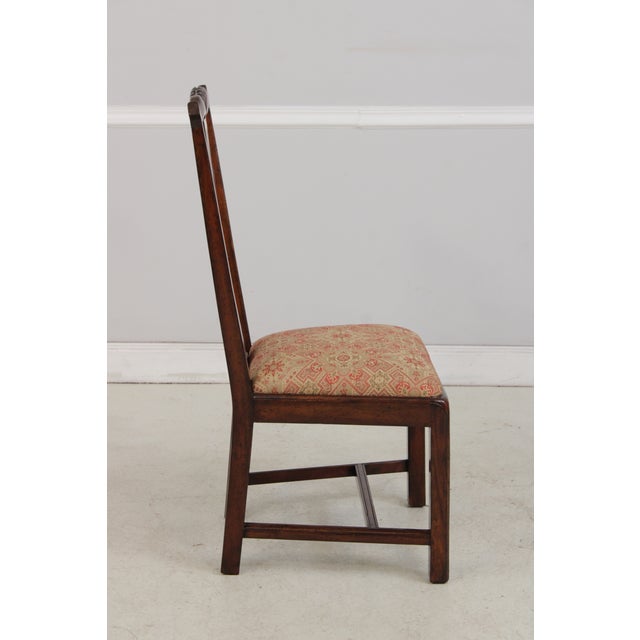 2010s Set of 10 Jonathan Charles Mahogany Chippendale Style Dining Chairs For Sale - Image 5 of 16