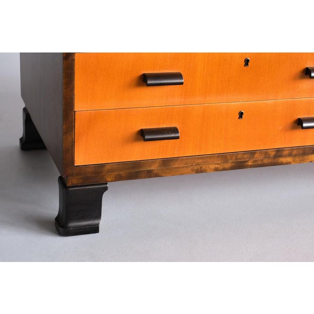 Wood Sideboards in Elm and Birch by Axel Larsson for SMF Bodafors, Sweden, 1940s, Set of 2 For Sale - Image 7 of 17