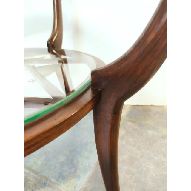 Art Deco Round Coffee Table, 1940s For Sale - Image 6 of 9