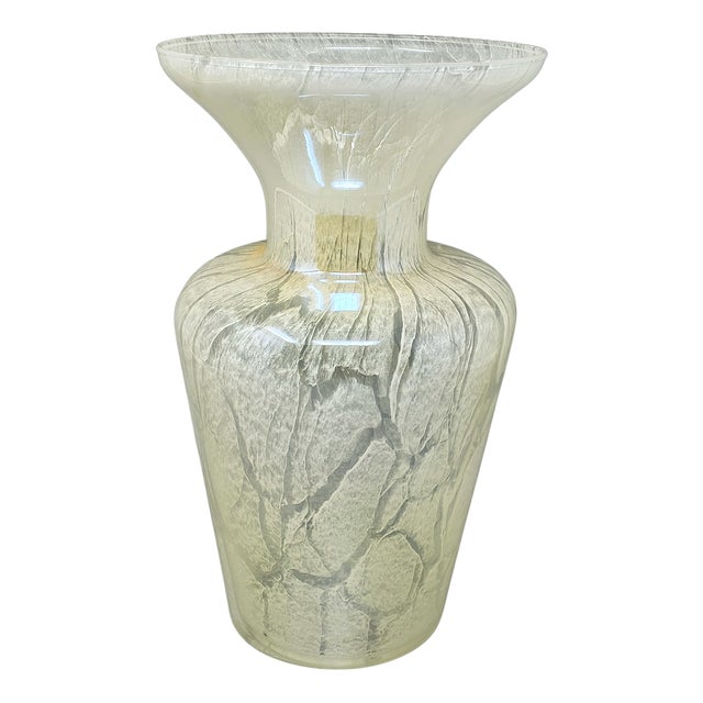 Vintage Italian Handcrafted Vase in Murano Glass by Maestro Del Vetro, 1970s For Sale