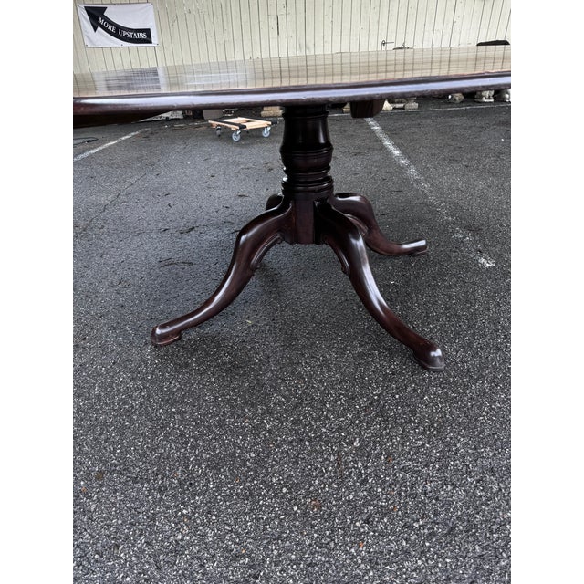 Custom 72" English Dining Table For Sale - Image 10 of 11