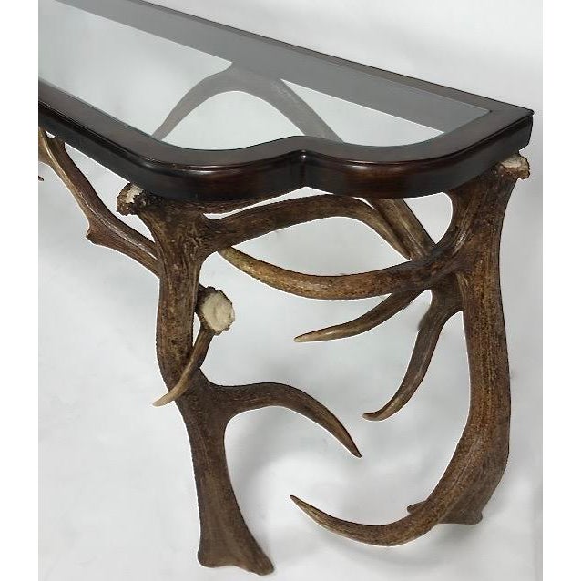 Bone Exceptional Gathered Antler Console For Sale - Image 7 of 9