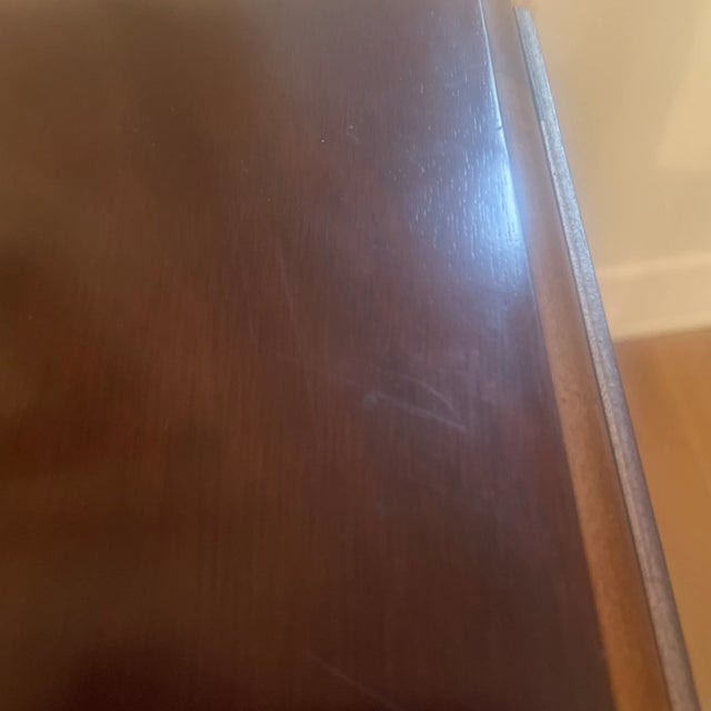 1990’s Sherrill Furniture Pembroke Chinoiserie Drop Leaf Table For Sale - Image 12 of 13