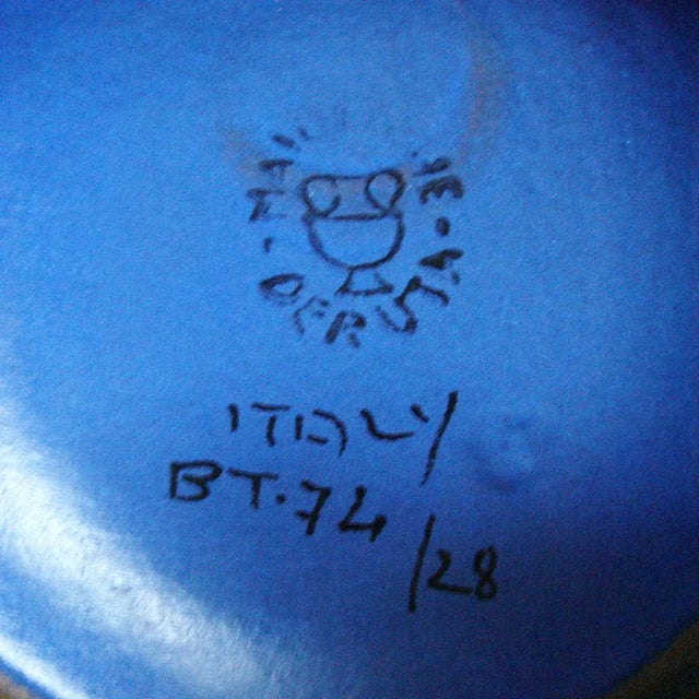 Vase from Maioliche Deruta, 1950s, in Good conditions. Designed 1950 to 1959