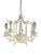 Light Yellow Vintage Faux Bamboo "Custom Color Option" Butter Colored Pagoda Tole 5-Light Chandelier For Sale - Image 8 of 8
