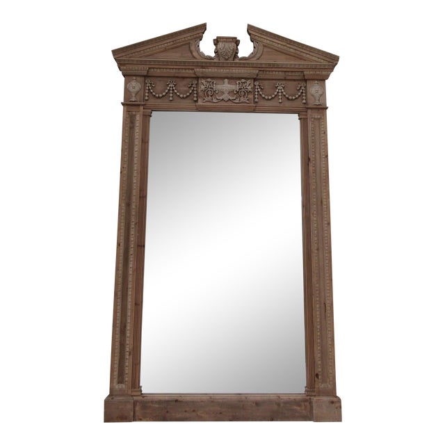 Restoration Hardware "Entablature" Floor Mirror Chairish