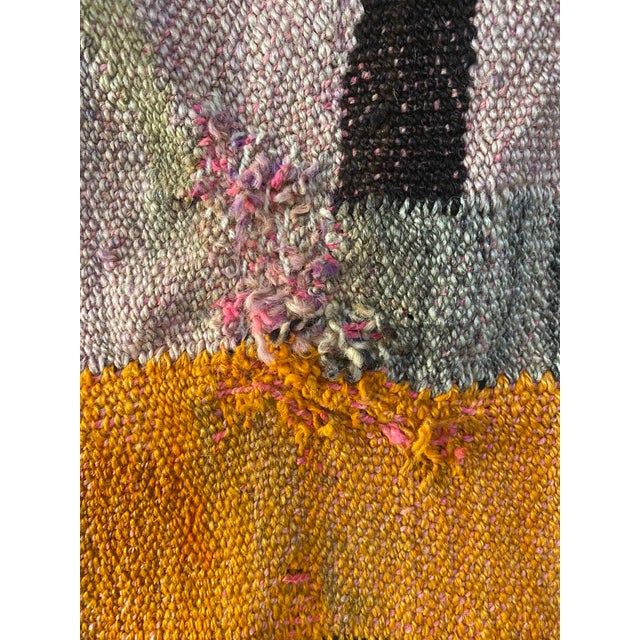 C. 1968 Mid-Century Vintage Peruvian Woven Textile From Uripa For Sale - Image 11 of 14