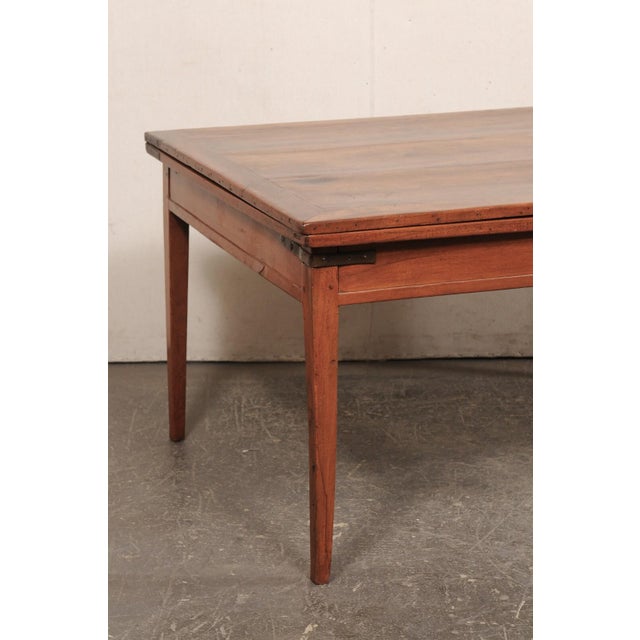 French French 19th C. Expandable-Top Dining Table For Sale - Image 3 of 12