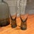 Mid-Century Modern Mid-Century Modern Smoke Glass Decanter Set With Four Shot Glasses Scandinavian For Sale - Image 3 of 11