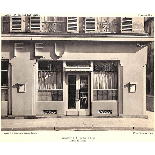 "Cafes-Bars Restaurants Ii" 1925 For Sale - Image 11 of 12
